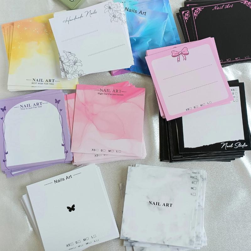 Nail Art Navy - ●20 Sheets Press On Nail Bottom