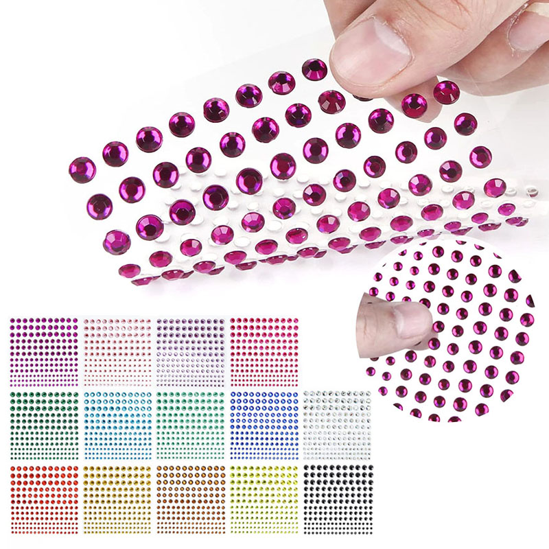 Rhinestone Nail Gem - Self Adhesive Rhinestone Gem Stickers For