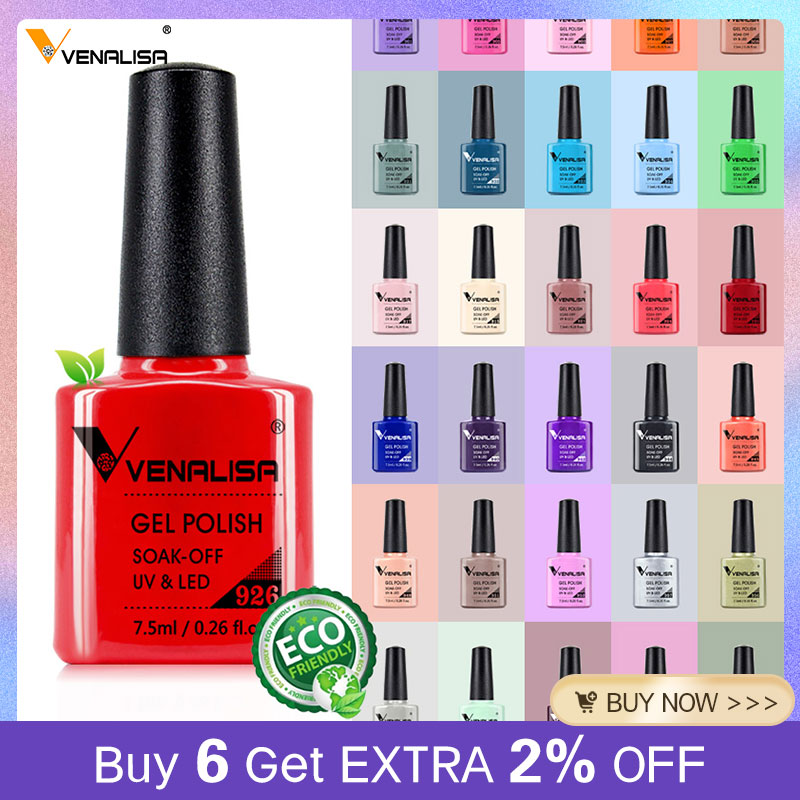 Nail Art One Piece - Venalisa 7.5ml Nail Gel Polish 60