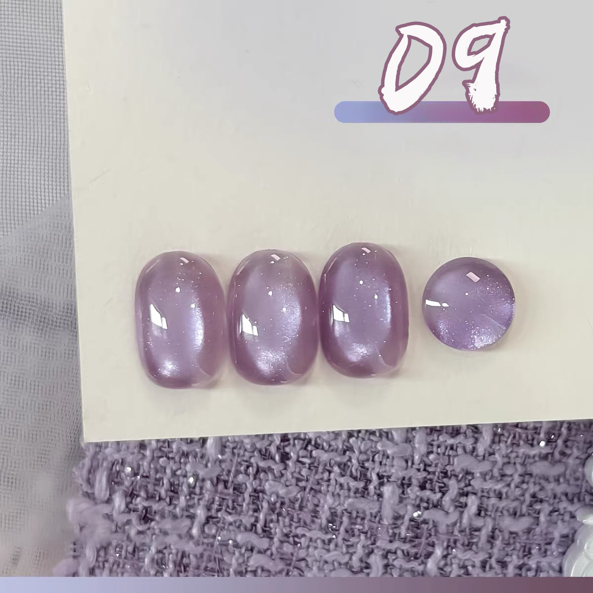 SHAKA 1pcs Ice Transparent Whi - Nail Art Lilac 评论和价格