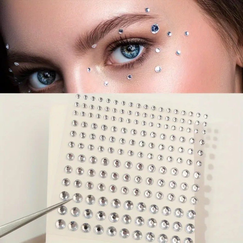 165pcs Self-Adhesive Rhineston - Rhinestone Nail Gem 评论和价格