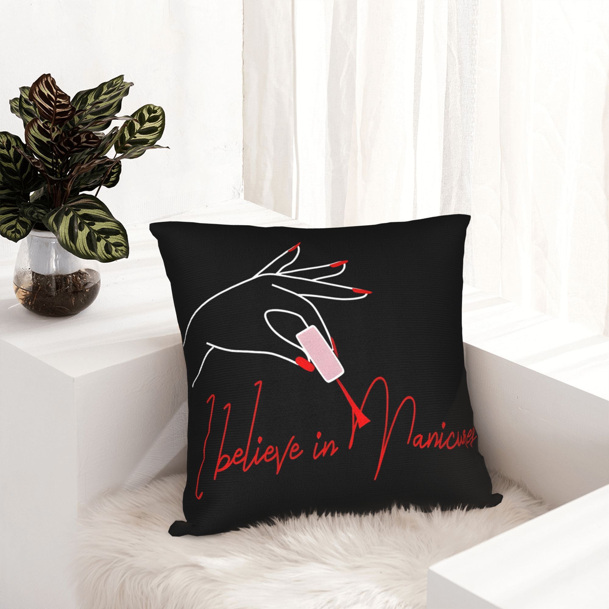 Funny Manicure Nail Art Pillow - Nail Art Quotes Funny 评论和价格