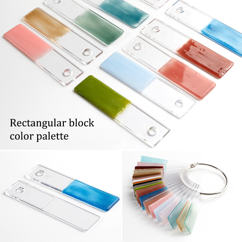 Rectangle Fake Nail Art Displa - Nail Art Navy 评论和价格