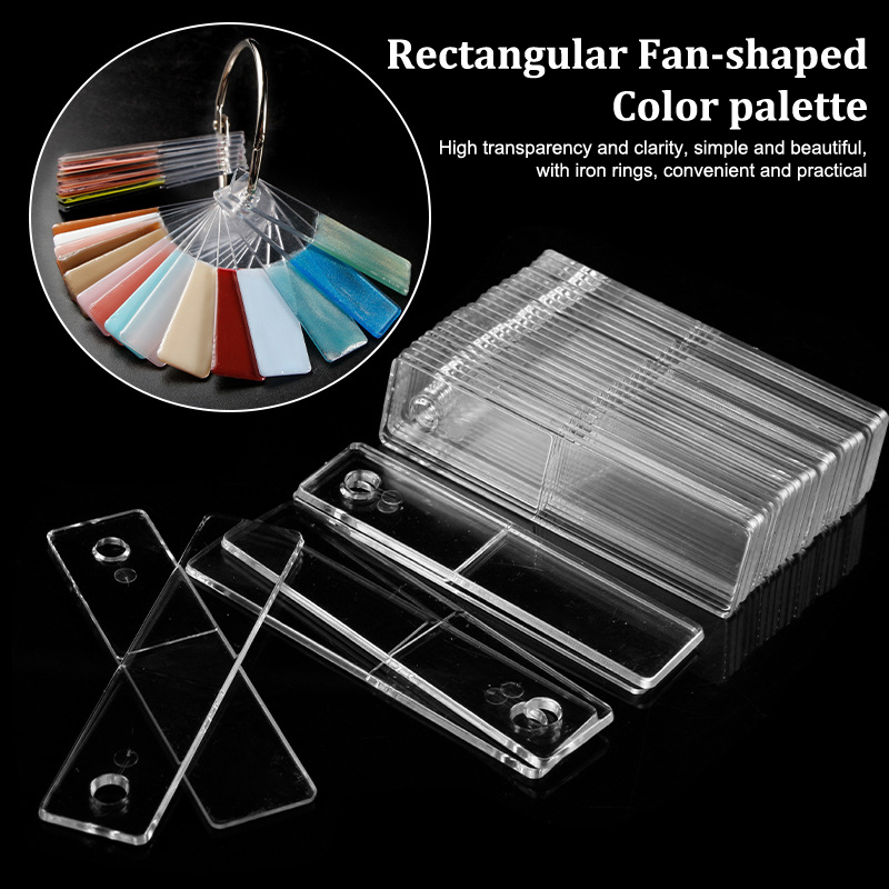 Rectangle Fake Nail Art Displa - Nail Art Navy 评论和价格