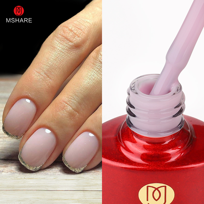 MSHARE Milky Rose Rubber Gel C - Nail Art One Piece 评论和价格