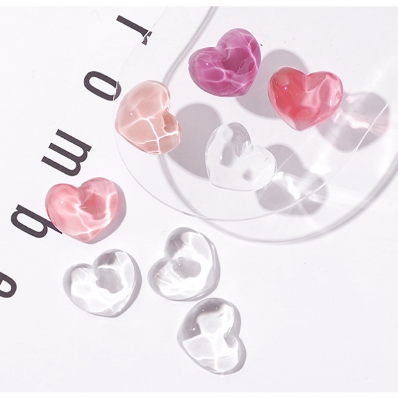 40Pcs Transparent Glass Nail A - Nail Art Navy 评论和价格