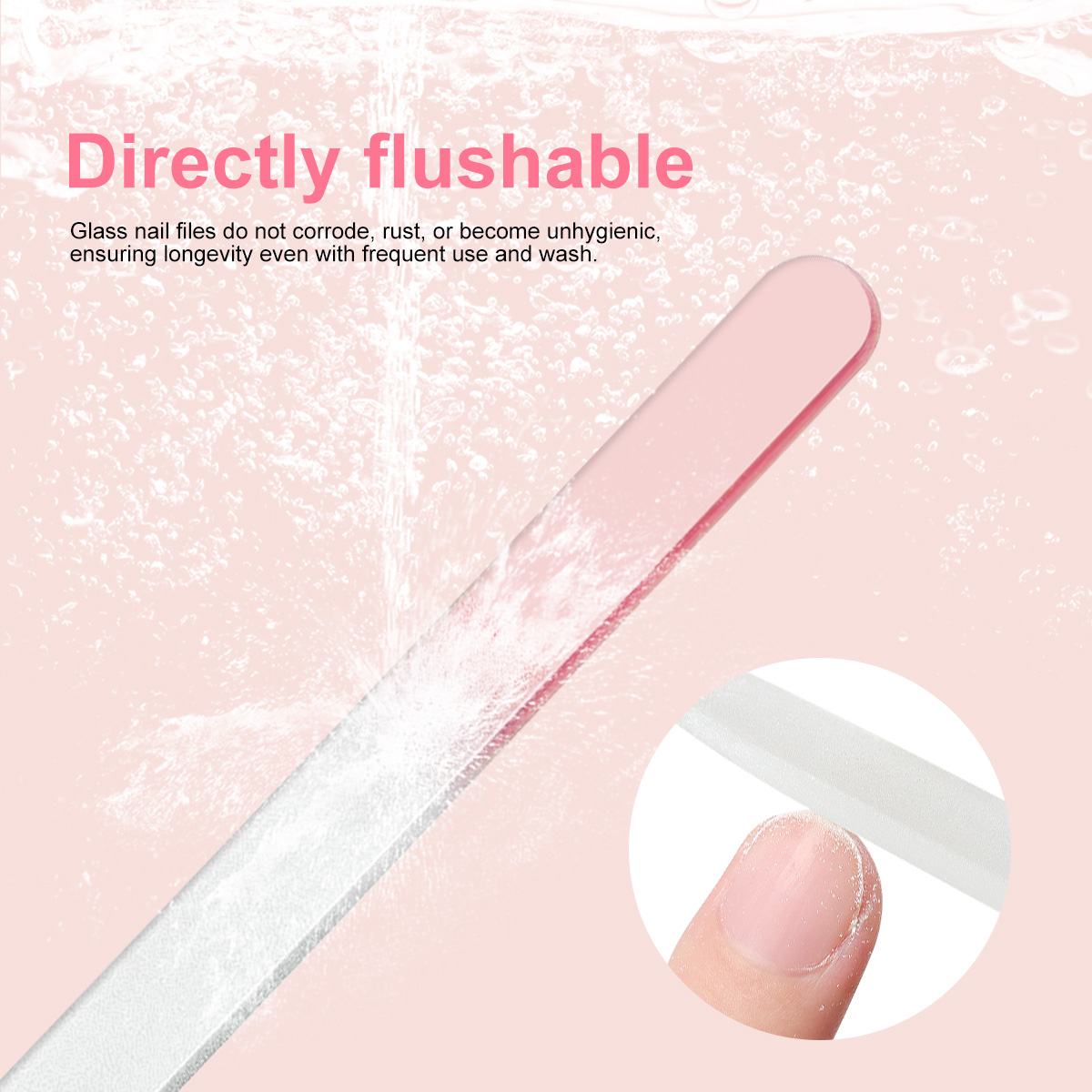 Color Nano Glass Nail File Tra - Nail Art Glossy 评论和价格