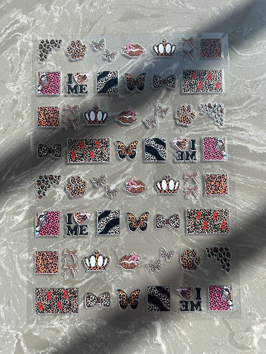 Mini Pvc Kawaii Pattern Poster - Nail Art Nail Art 评论和价格
