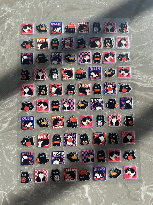 Mini Pvc Kawaii Pattern Poster - Nail Art Nail Art 评论和价格