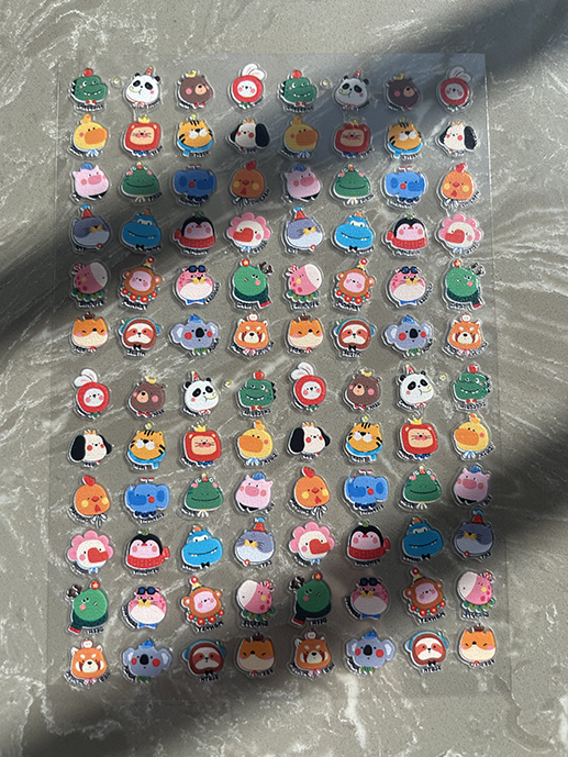 Mini Pvc Kawaii Pattern Poster - Nail Art Nail Art 评论和价格
