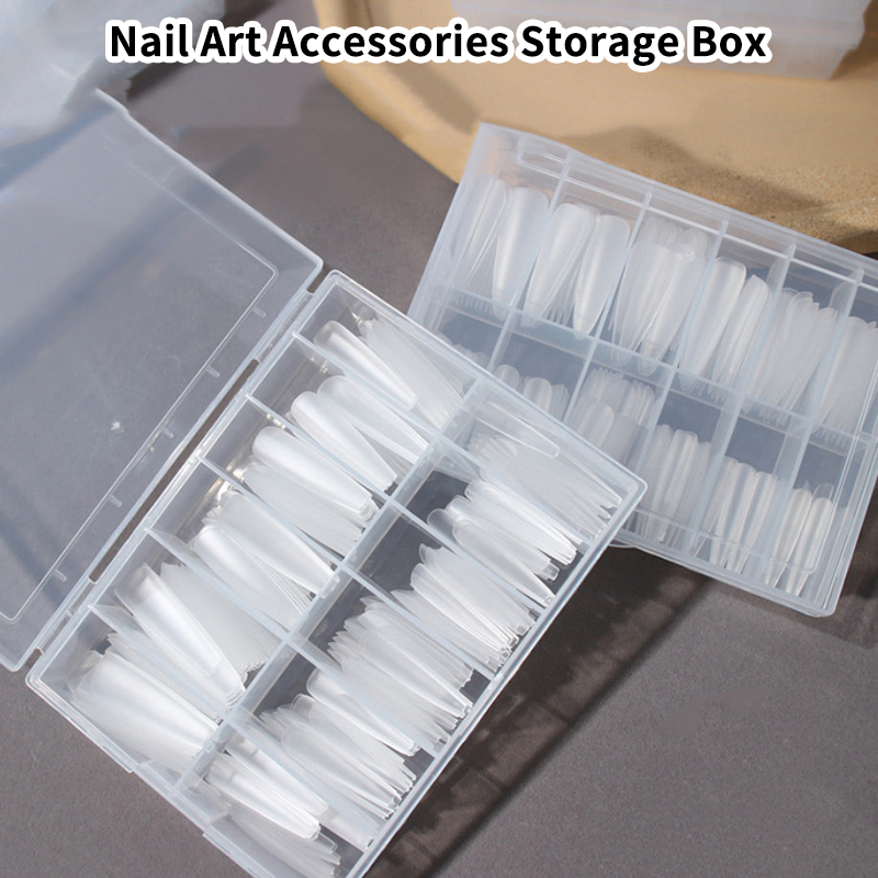 1pcs 12 Grids Transparent Empt - Rhinestone Nail Gem 评论和价格