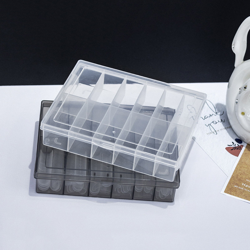 1pcs 12 Grids Transparent Empt - Rhinestone Nail Gem 评论和价格