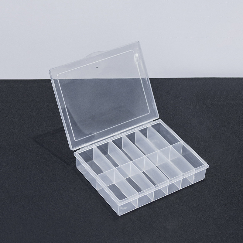 1pcs 12 Grids Transparent Empt - Rhinestone Nail Gem 评论和价格