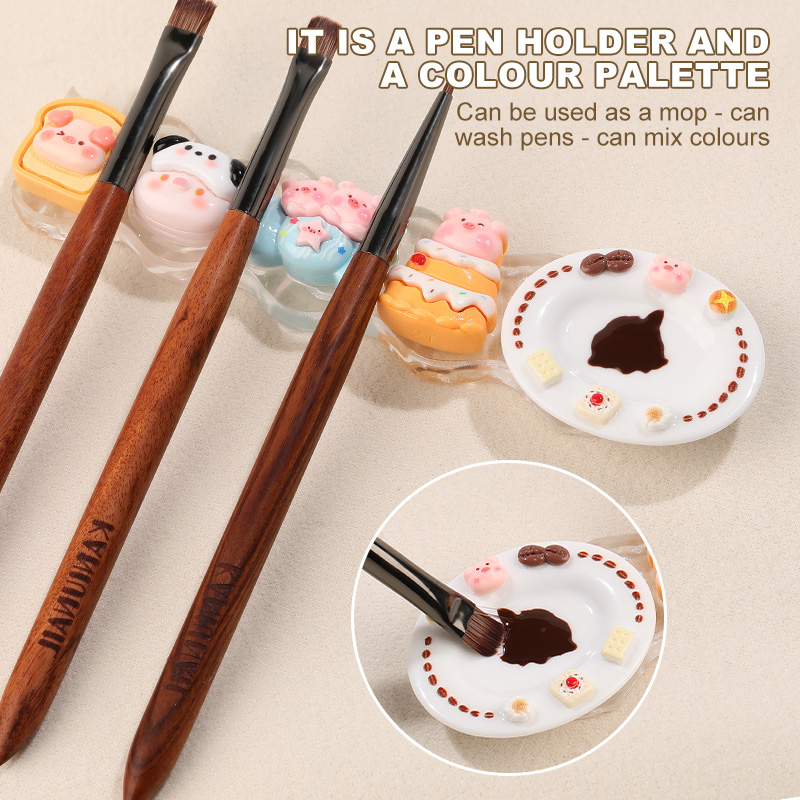 KANIU Cute Animal Nail Brush H - Nail Art Vector 评论和价格