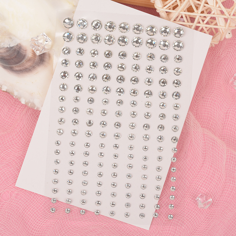 White Rhinestones 2mm 3mm 4mm  - Rhinestone Nail Gem 评论和价格