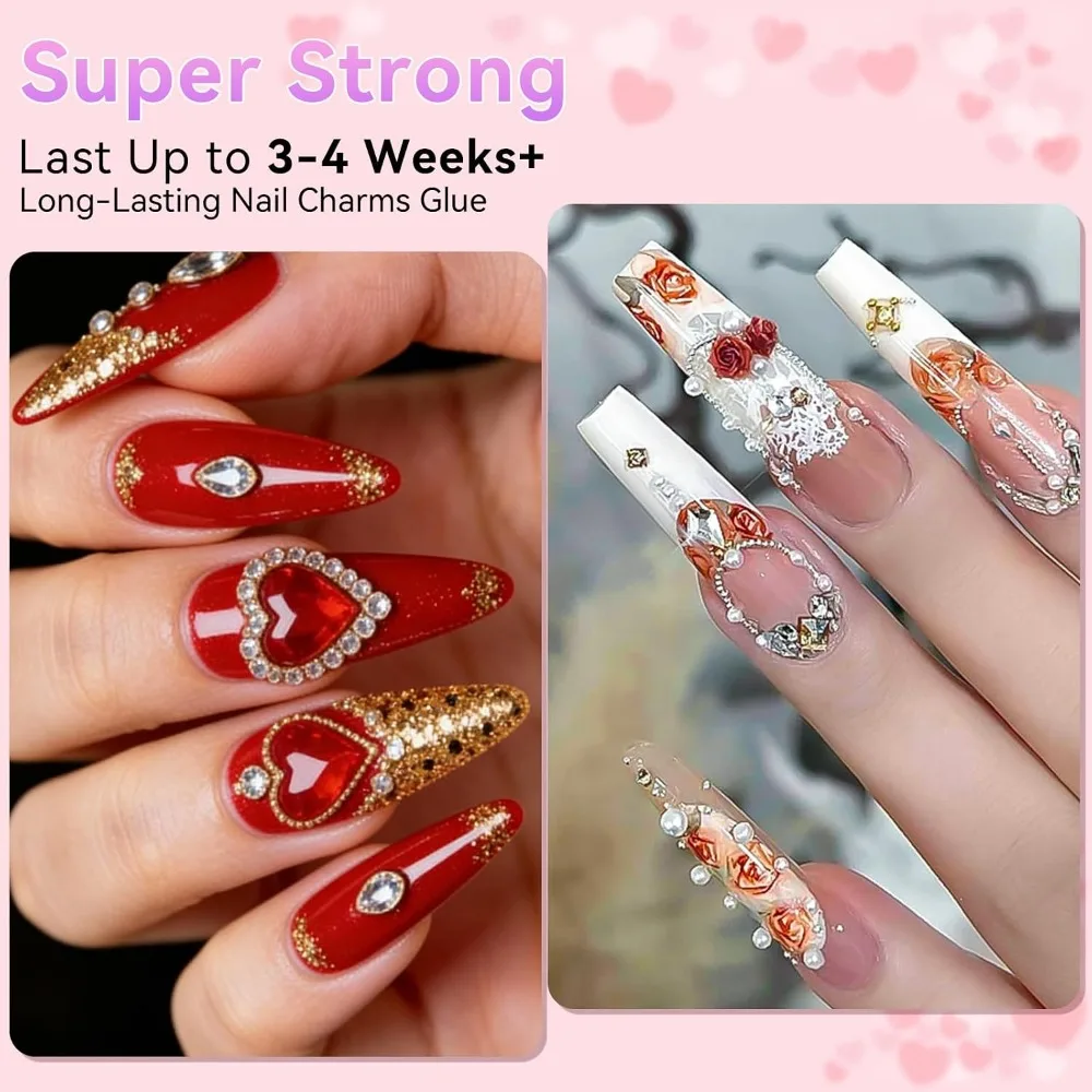 Professional Nail Art Glue Rhi - Rhinestone Nail Gem 评论和价格