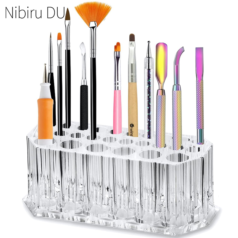 26 Holes Acrylic Nail Brushes  - Nail Art Vector 评论和价格