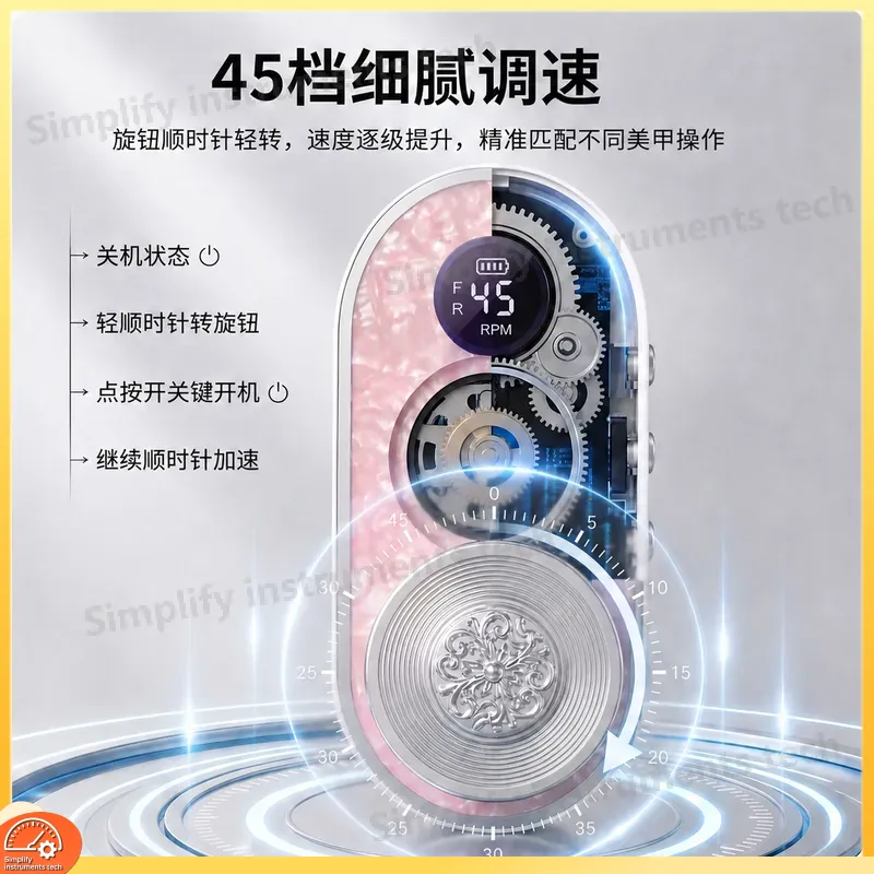 Portable Nail Grinder with Spe - Nail Art Nail Art 评论和价格