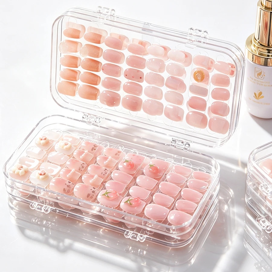 Clear Foldable Press On Nail S - Nail Art Vector 评论和价格
