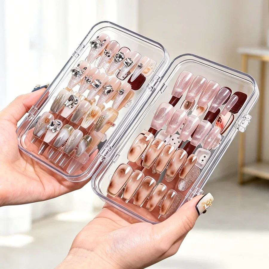 Clear Foldable Press On Nail S - Nail Art Vector 评论和价格