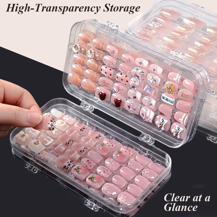 Clear Foldable Press On Nail S - Nail Art Vector 评论和价格