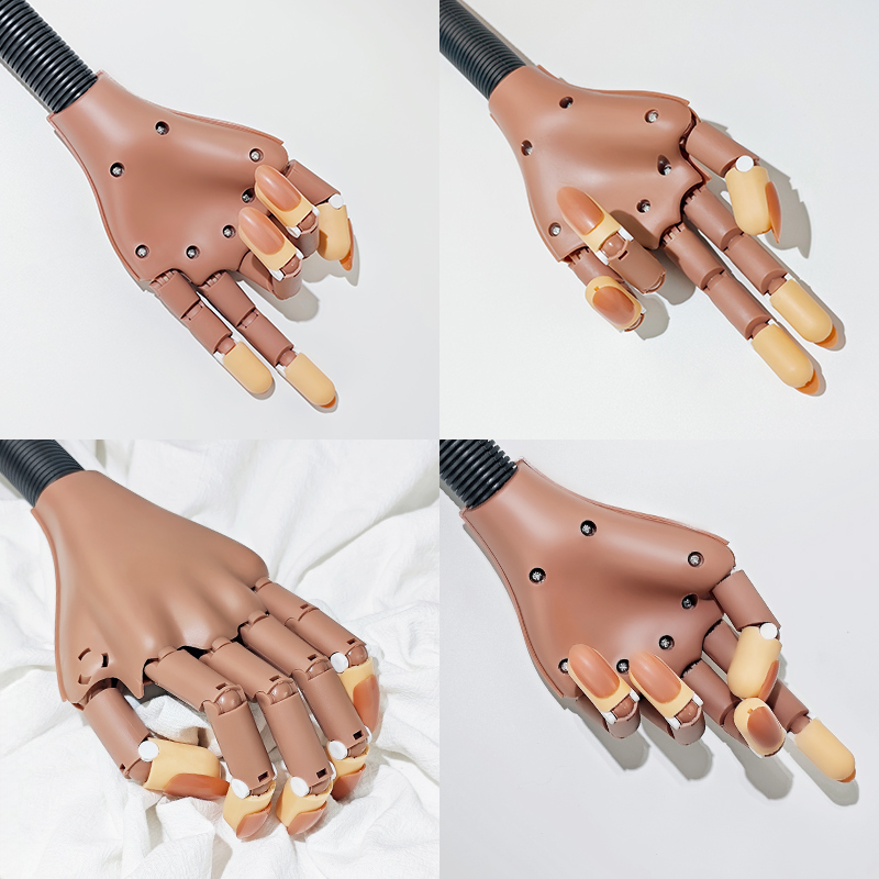 Nail Fake Practice Hand Movabl - Nail Art Navy 评论和价格