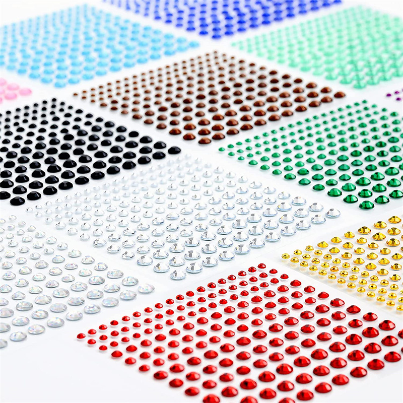 Self Adhesive Rhinestone Gem S - Rhinestone Nail Gem 评论和价格