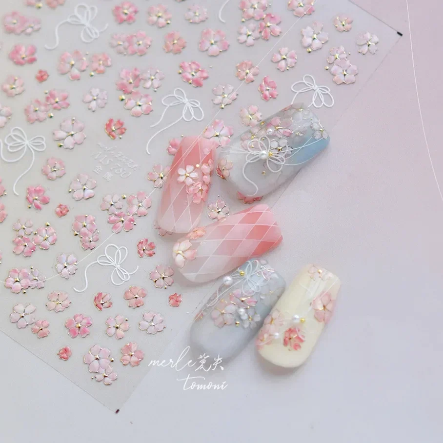 5D Flowers Bird Butterfly Nail - Nail Art Lilac 评论和价格