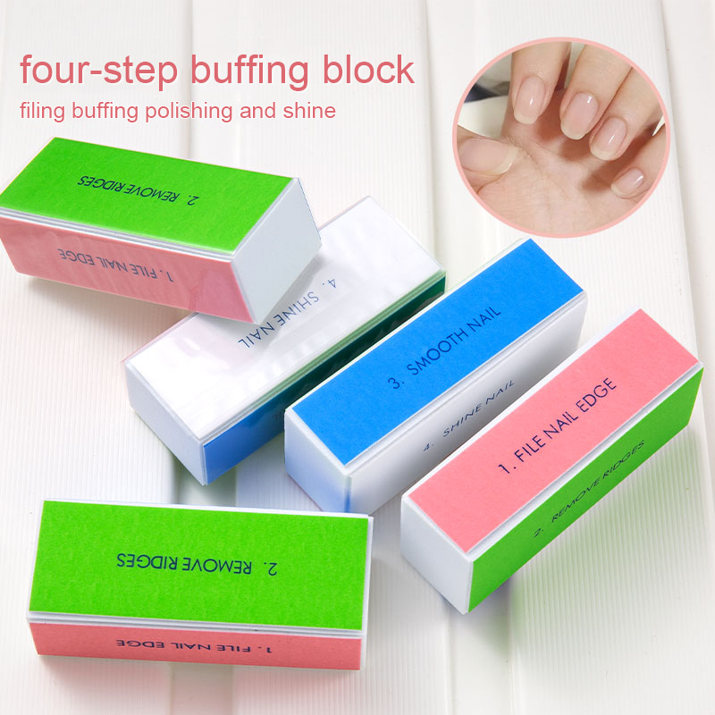5/10pcs Nail Buffer Block 4 St - Nail Art Glossy 评论和价格