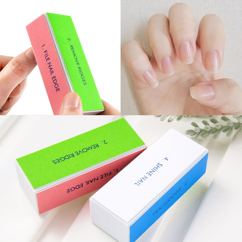 5/10pcs Nail Buffer Block 4 St - Nail Art Glossy 评论和价格