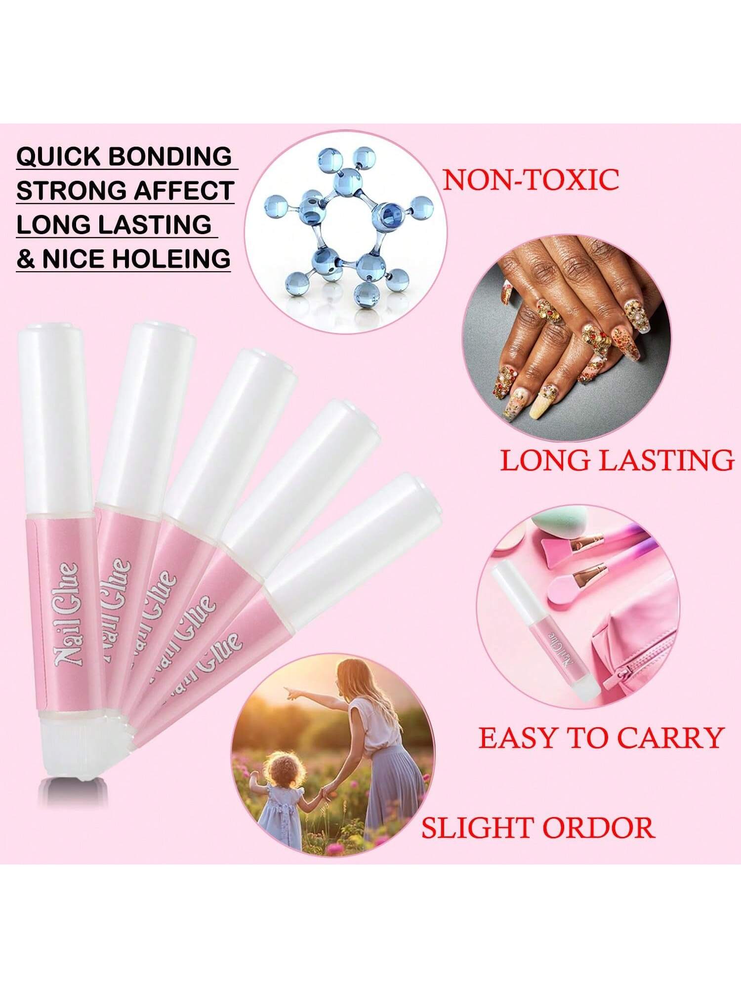 100/1000Pack 2g Acrylic Nail G - Rhinestone Nail Gem 评论和价格