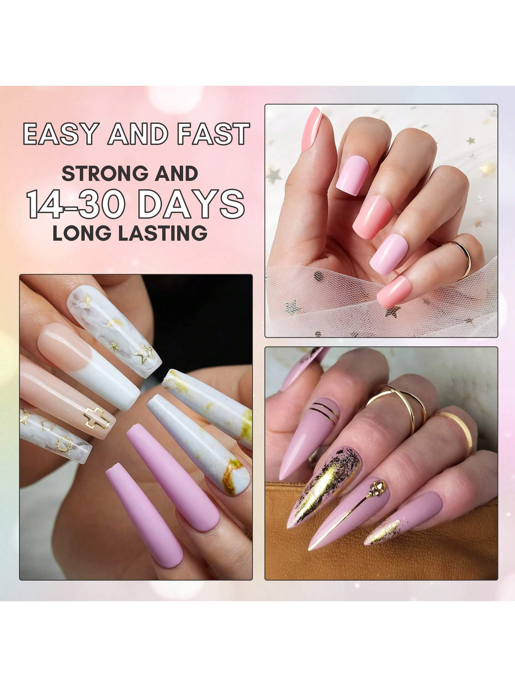 100/1000Pack 2g Acrylic Nail G - Rhinestone Nail Gem 评论和价格