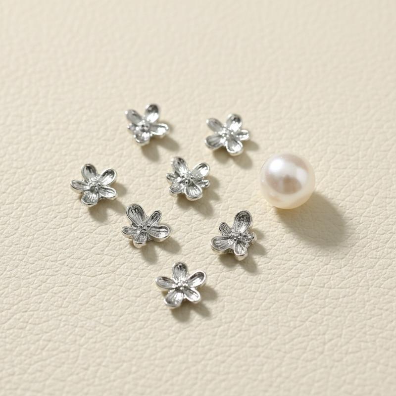 Lilac Flower 3D Alloy Nail Art - Nail Art Lilac 评论和价格