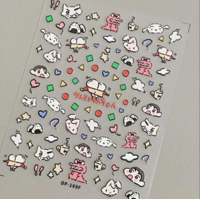 Crayon Shin-chan Creative Pape - Nail Art Nail Art 评论和价格