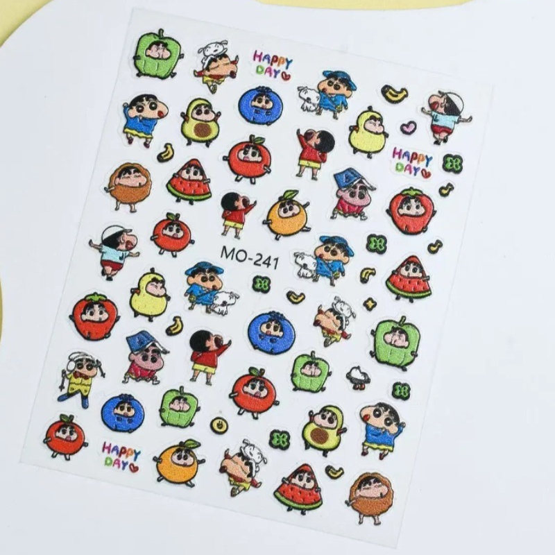 Crayon Shin-chan Creative Pape - Nail Art Nail Art 评论和价格