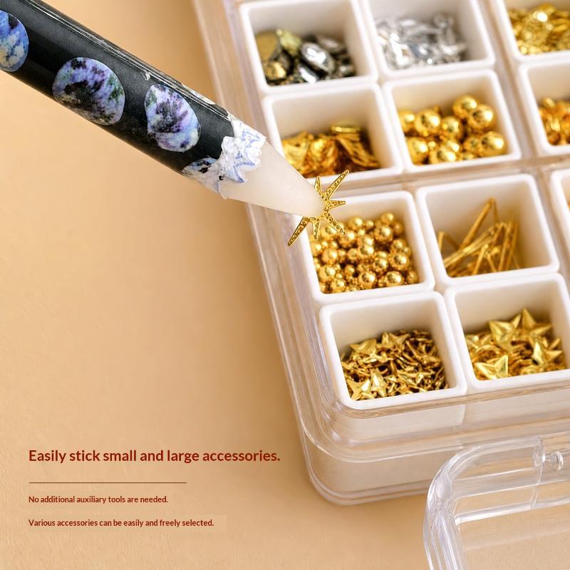 Nail Art Dotting Pencil 1Pcs W - Rhinestone Nail Gem 评论和价格